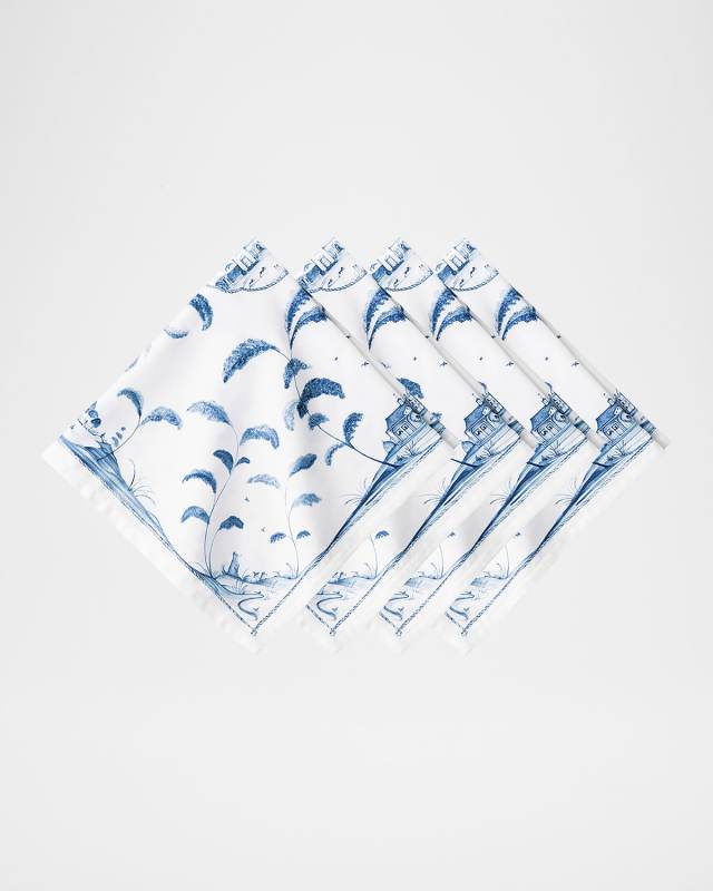 Country Estate Napkins, Delft Blue - Set of 4