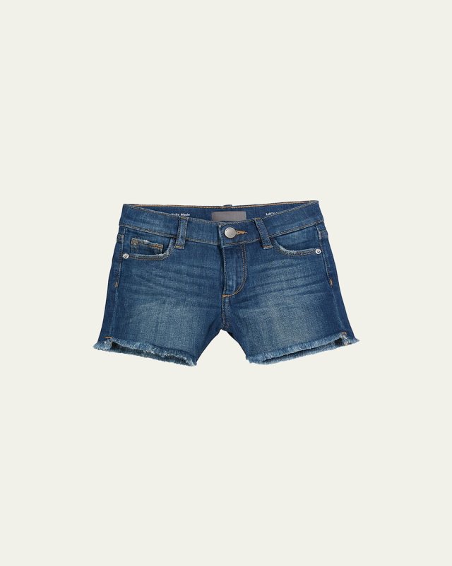 Lucy Frayed Cutoff Shorts, Size 7-16