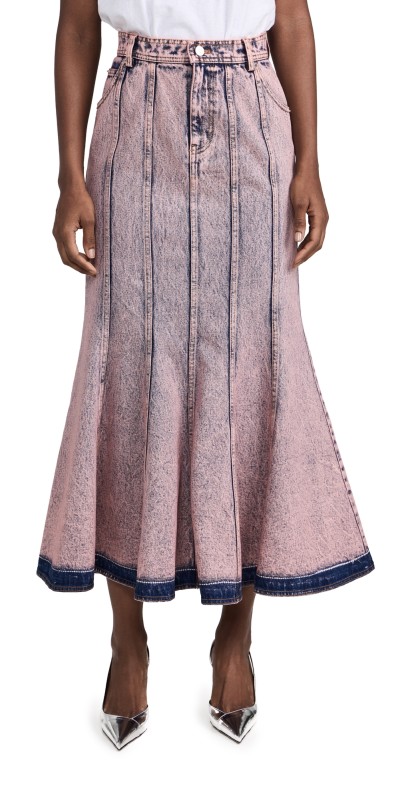 AKNVAS Lex Denim Skirt Pink