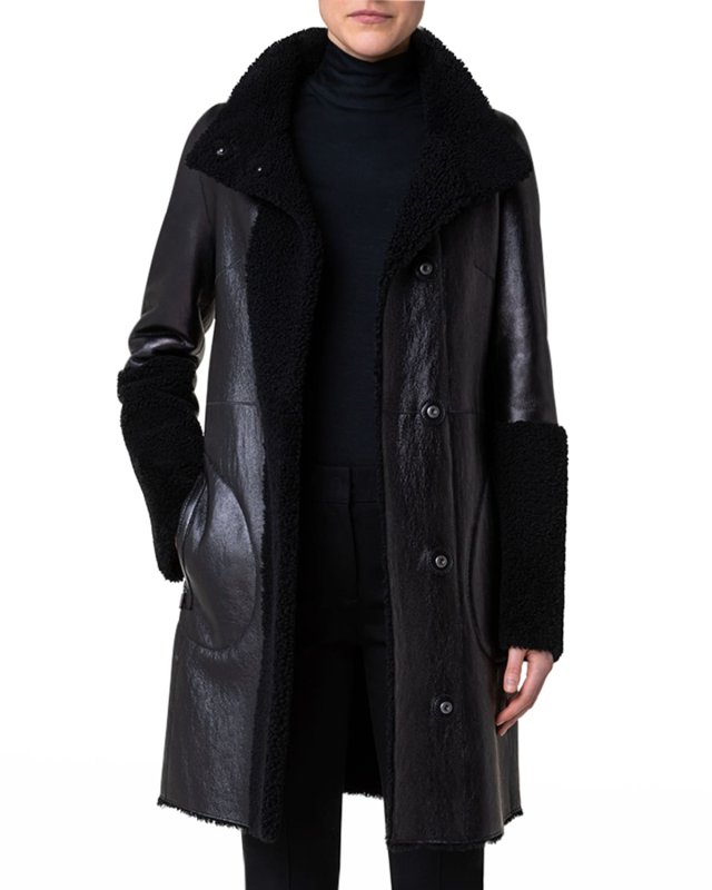 Reversible Lamb Shearling Coat