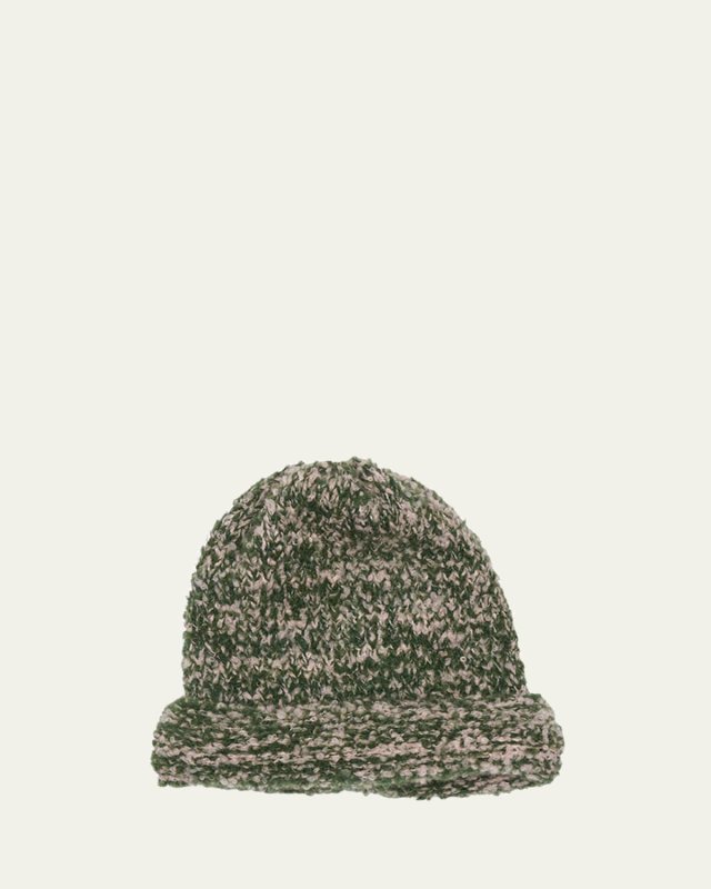 Cashmere Blend Goat Hair Teddy Bowler Hat