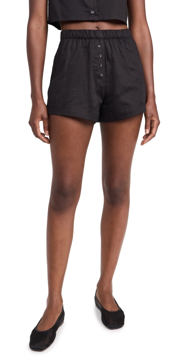 Leset Yoko Boxer Shorts Black