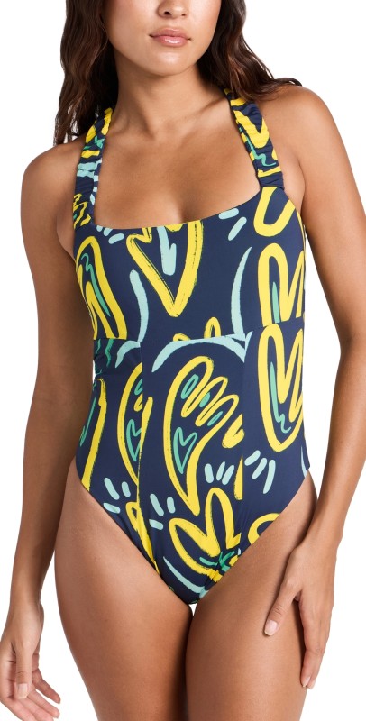 Nomads Wave One Piece Meadow Lark + Gumbay Print