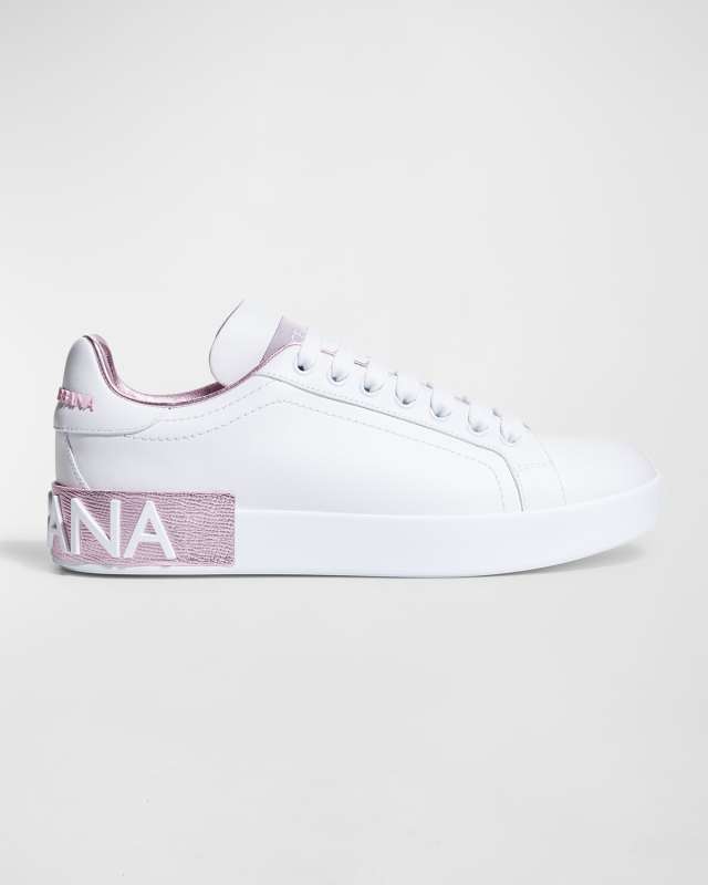 Portofino Bicolor Logo Low-Top Sneakers