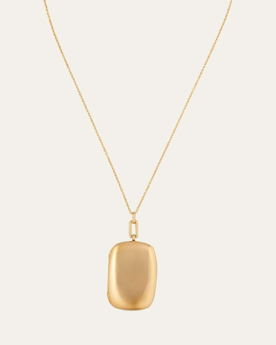 The Finn 18K Gold Locket Necklace