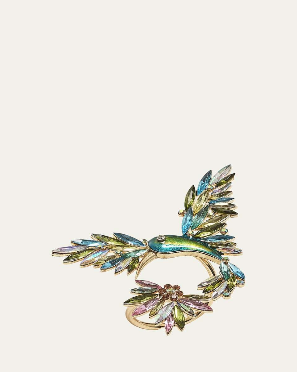 Hummingbird Napkin Rings, Set of 4