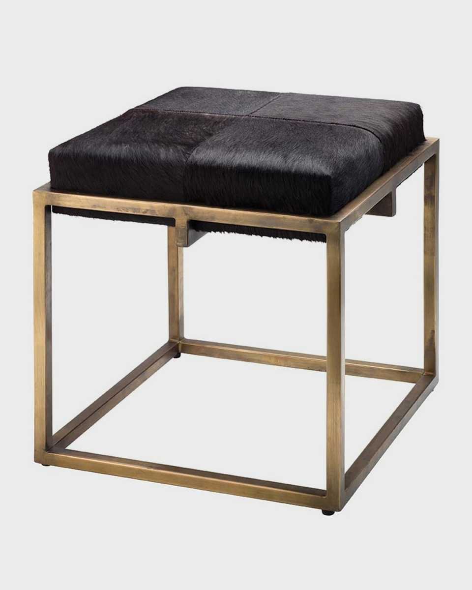 Shelby Small Hair Hide Stool