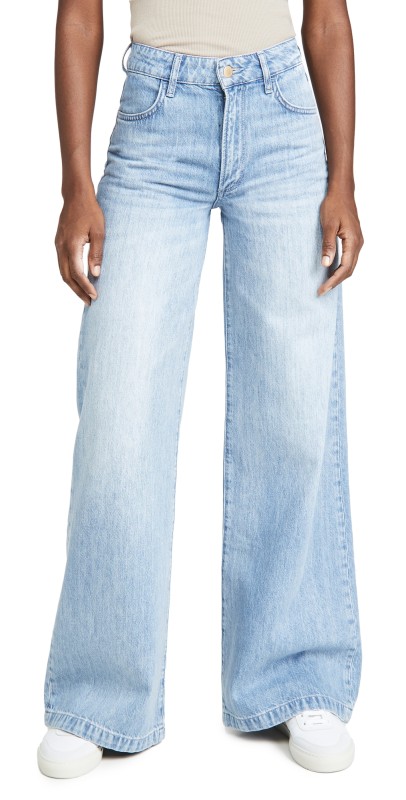 Triarchy High Rise Wide Leg Jeans Light Indigo