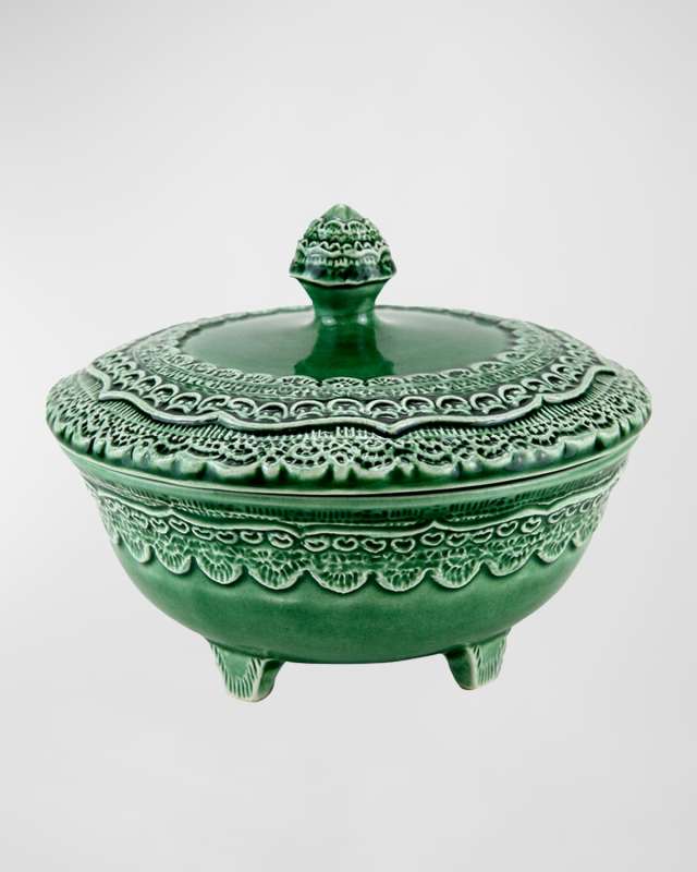 Finezza Italian Green Petite Covered Dish