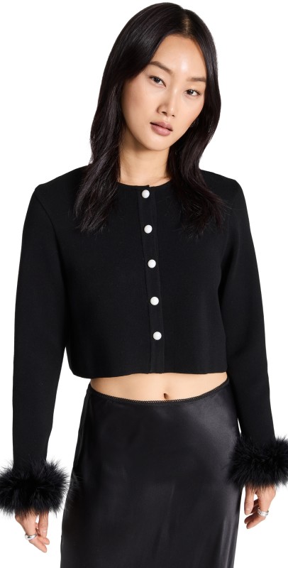 Sleeper Knitt Cardigan Black
