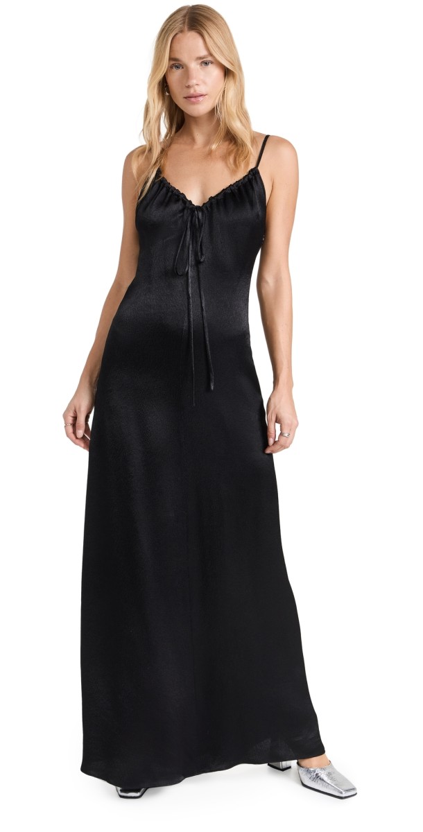 Proenza Schouler White Label Harper Backless Dress Black