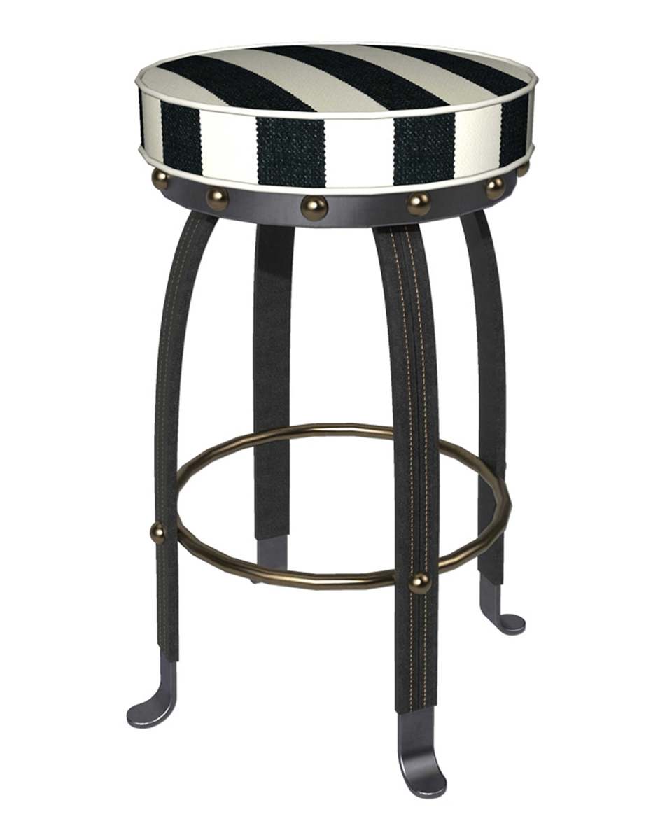Flatiron Bar Stool - Black