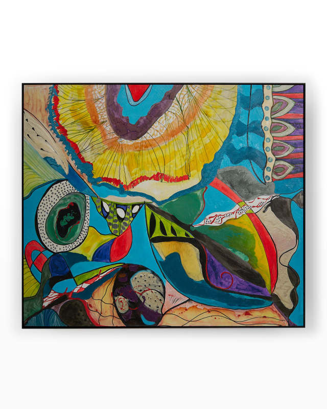 "Under Water" Giclee Art on Canvas By Amy Reshefsky