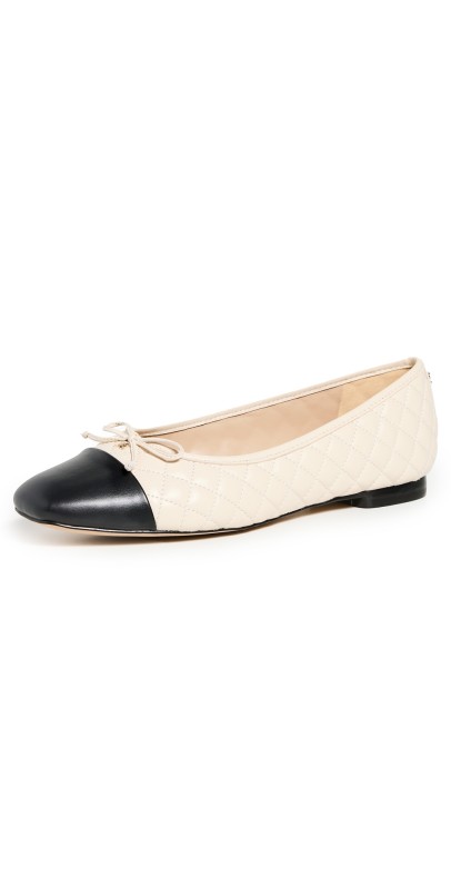 Sam Edelman Marilyn Ballet Flats Modern Ivory/Black