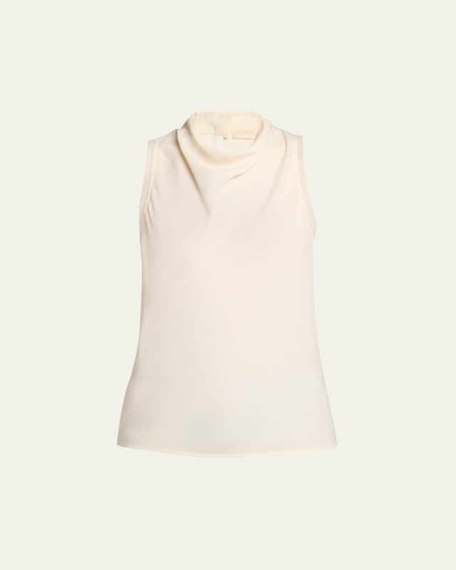 Cleo Sleeveless Cowl-Neck Top