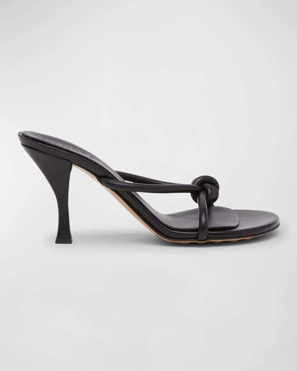 Blink Leather Knot Slide Sandals