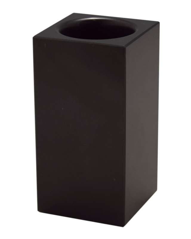 Myrtus Collection Jet Black Marble Tumbler