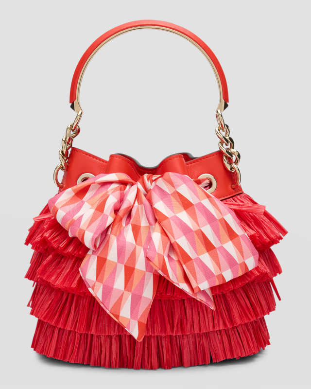 Bon Bon Small Fringe Bucket Bag