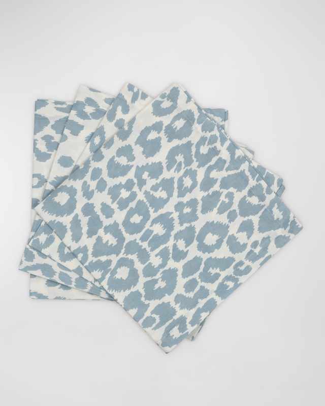 Iconic Leopard Napkins, Set of 4