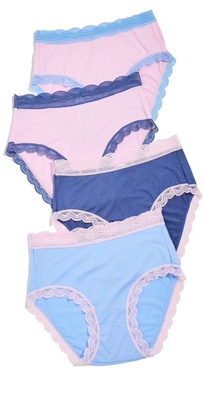 Stripe & Stare High Rise Four Pack Multi
