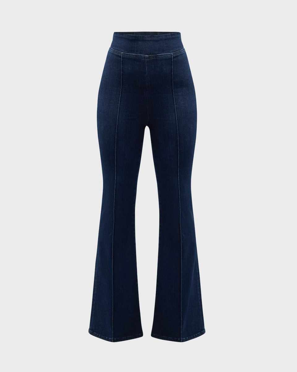 The Jetset Flare Pintuck Jeans