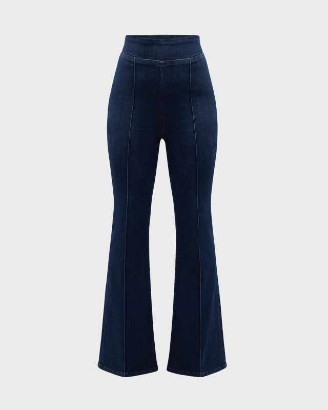 The Jetset Flare Pintuck Jeans