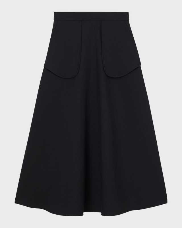 A-Line External Pocket Skirt