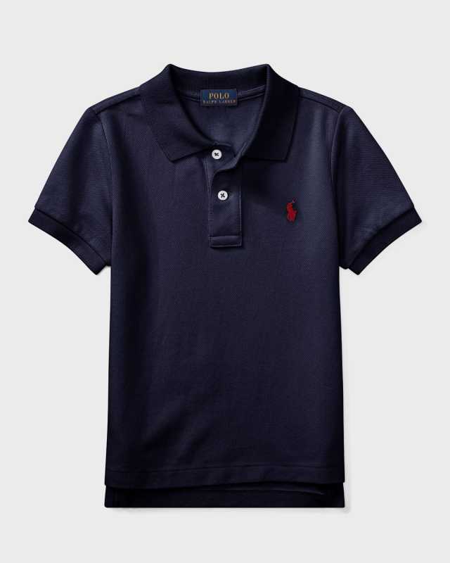 Boy's Short-Sleeve Logo Embroidery Polo Shirt, Size 2-7