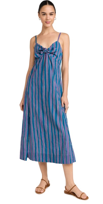 Natalie Martin Collection Sophie Dress Batik Stripe Lavender