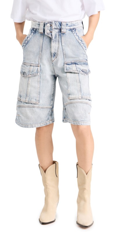 Isabel Marant Étoile Hortens Shorts Light Blue