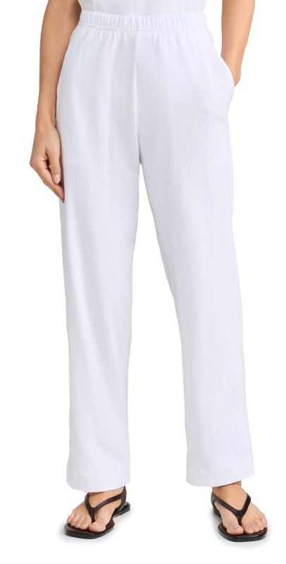 Leset Margo Tapered Pocket Pants White