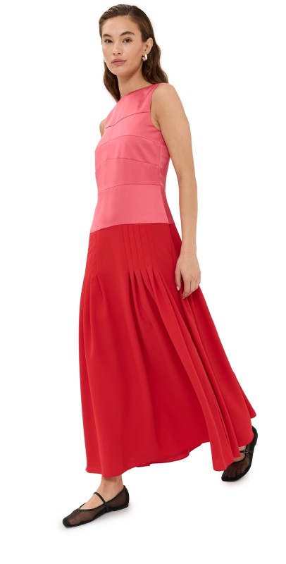 Molly Goddard Ebba Dress Pink Red