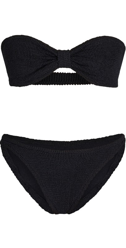 Hunza G Jean Bikini Set Black