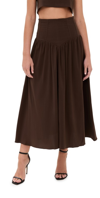 Azeeza Noora Skirt Chocolate