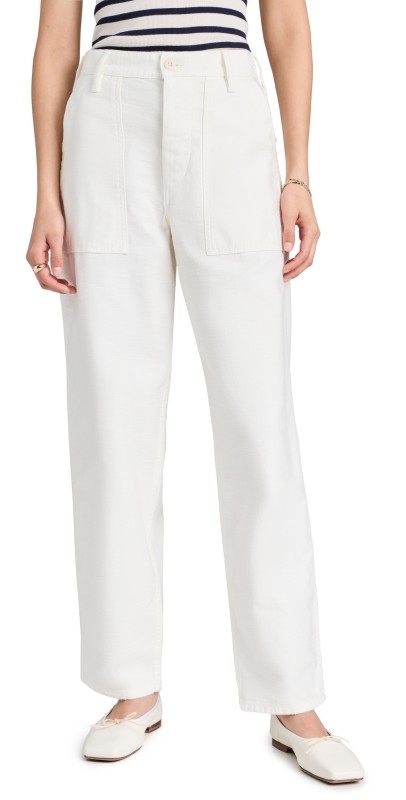 Polo Ralph Lauren Cotton Ricky Pants Ecru