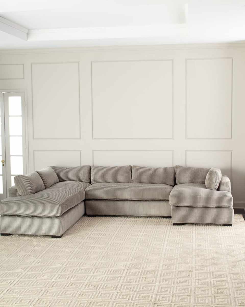 Mitchell Upholstered Sectional Sofa (Left Facing) 136.5"
