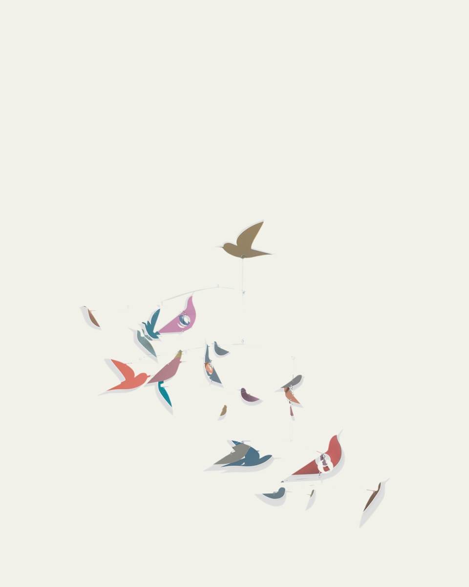 Multicolor Birds Giant Paper Mobile