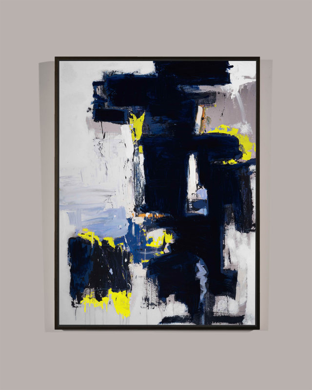 Touch of Violet' Wall Art on Canvas