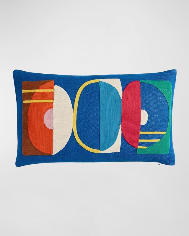 Monterey Circles Pillow, 20" x 12"