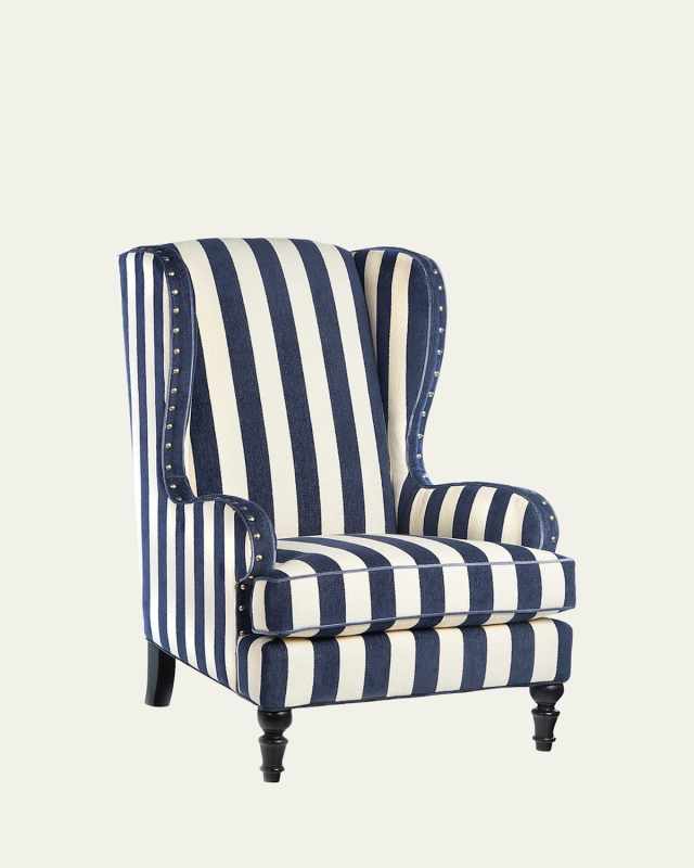 Marquee Chenille Wing Chair