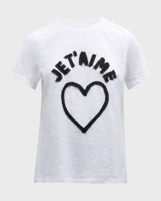 Je T'aime Heart T-Shirt
