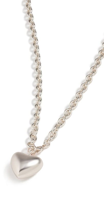 Roxanne Assoulin Heart and Soul Mini Pendant Necklace Silver