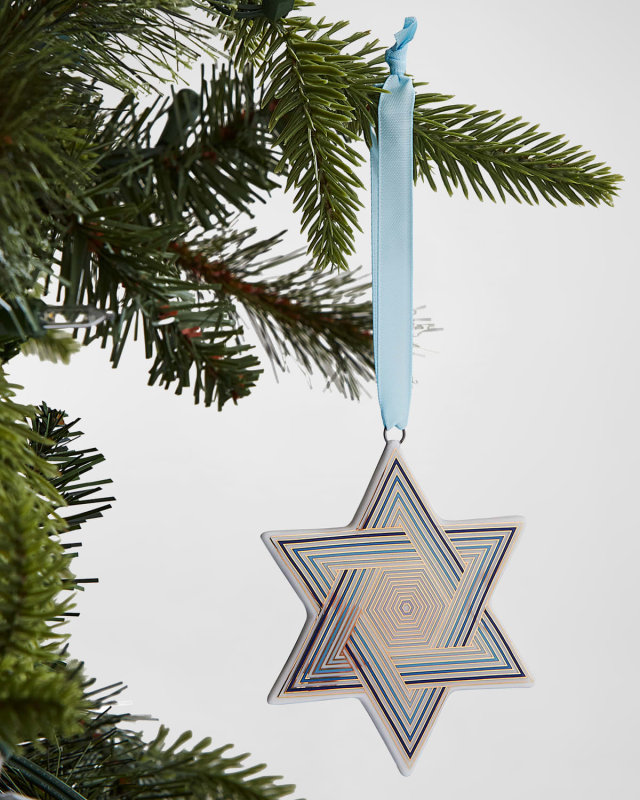 Star Of David Christmas Ornament
