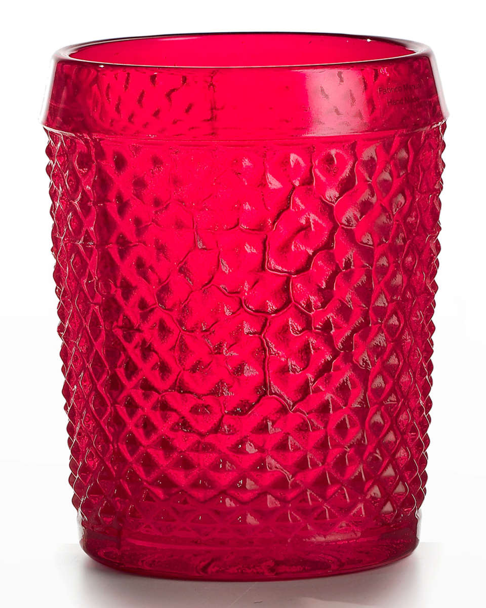 Bicos Old-Fashioned Glasses, Set of 4 - Red