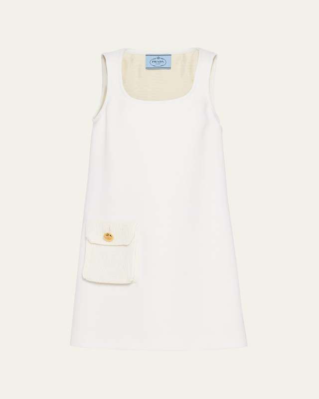 Natte Pocket Shift Mini Dress