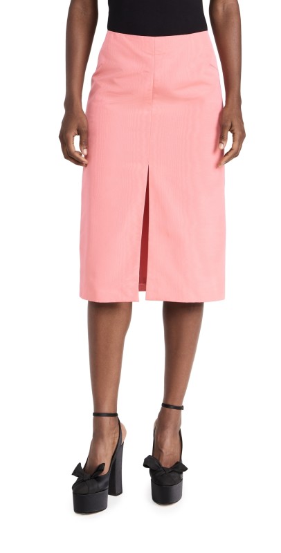 Bach Mai Front-Slit Pencil Skirt Rococo Pink