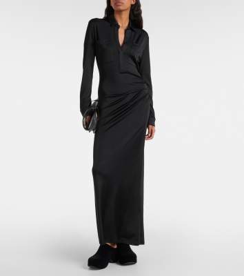 TOVE Iana V-neck maxi dress