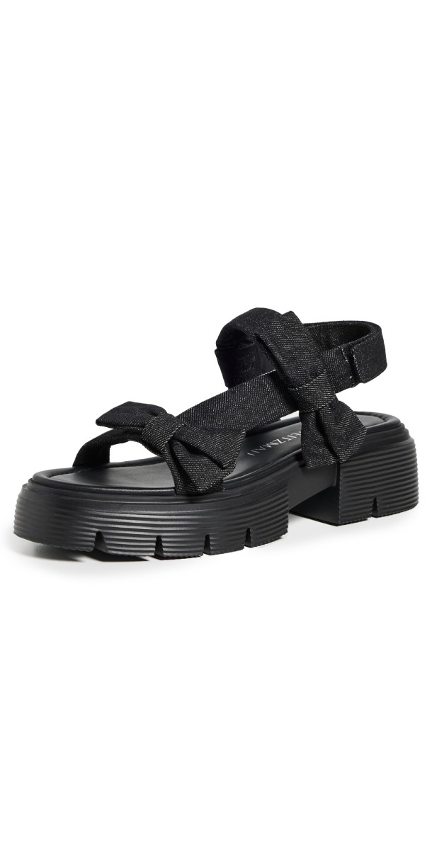 Stuart Weitzman Sofia Nolita Sandals Black