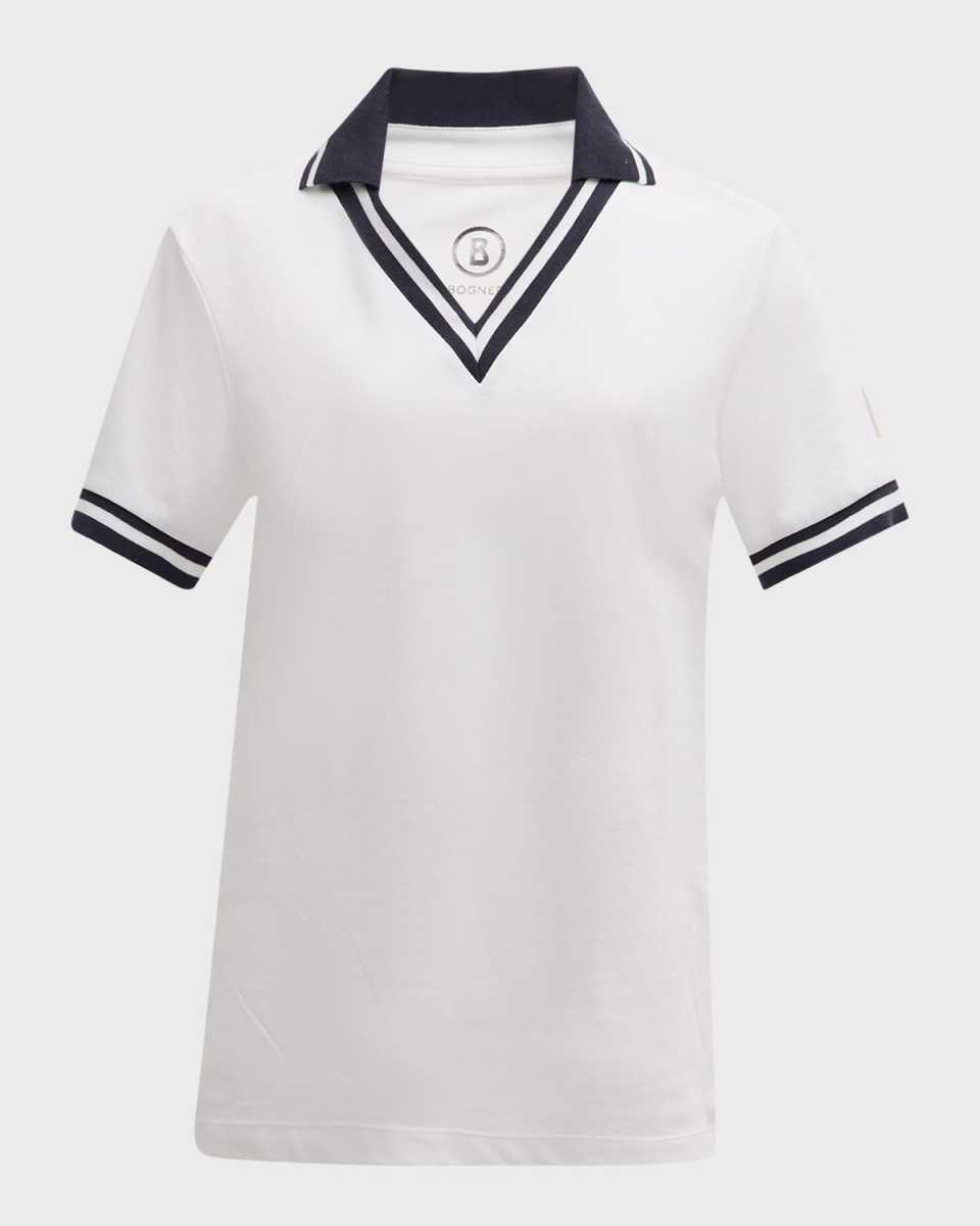 Lydia Pique Jersey Performance Polo