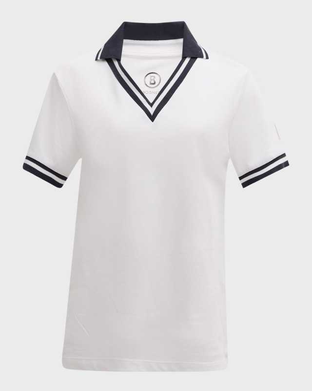 Lydia Pique Jersey Performance Polo